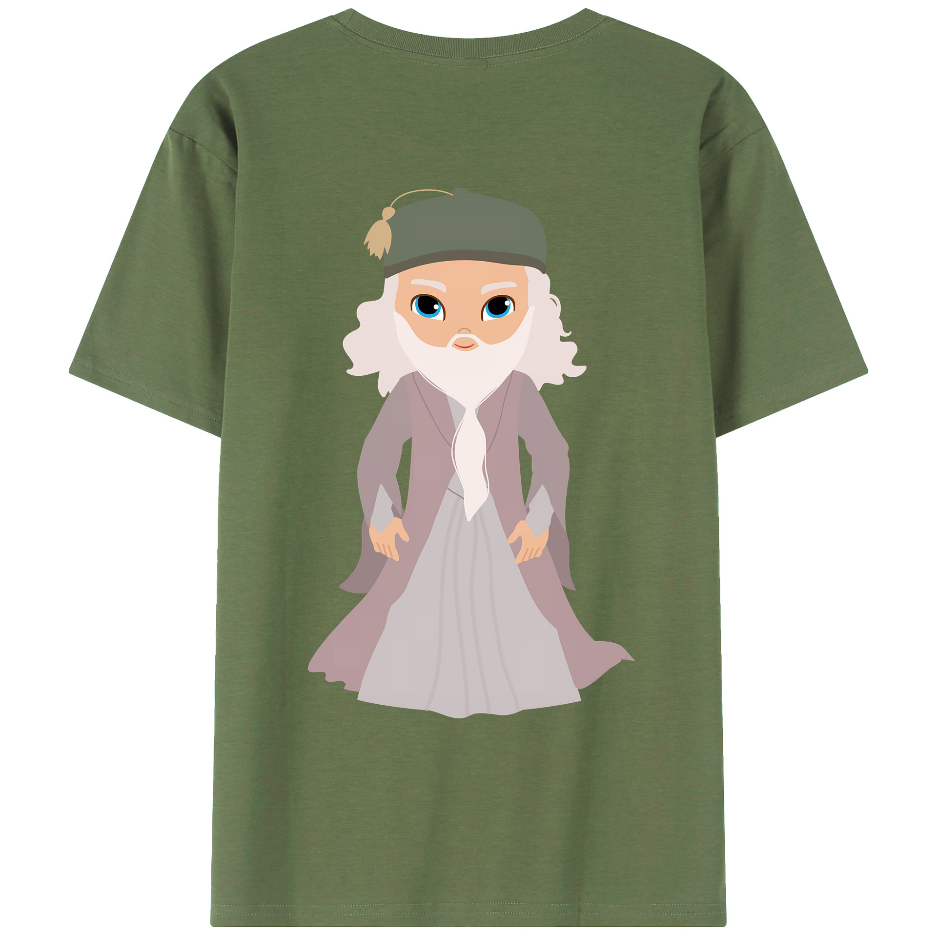 （画像用） Harry Potter ハリー・ポッターシリーズ 綿100％ メンズ半袖Tシャツ（バックプリント） 通気性